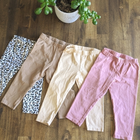 H&M Other - H&M and Children's Place 4 pack jersey stretch leggings, 12-18 month